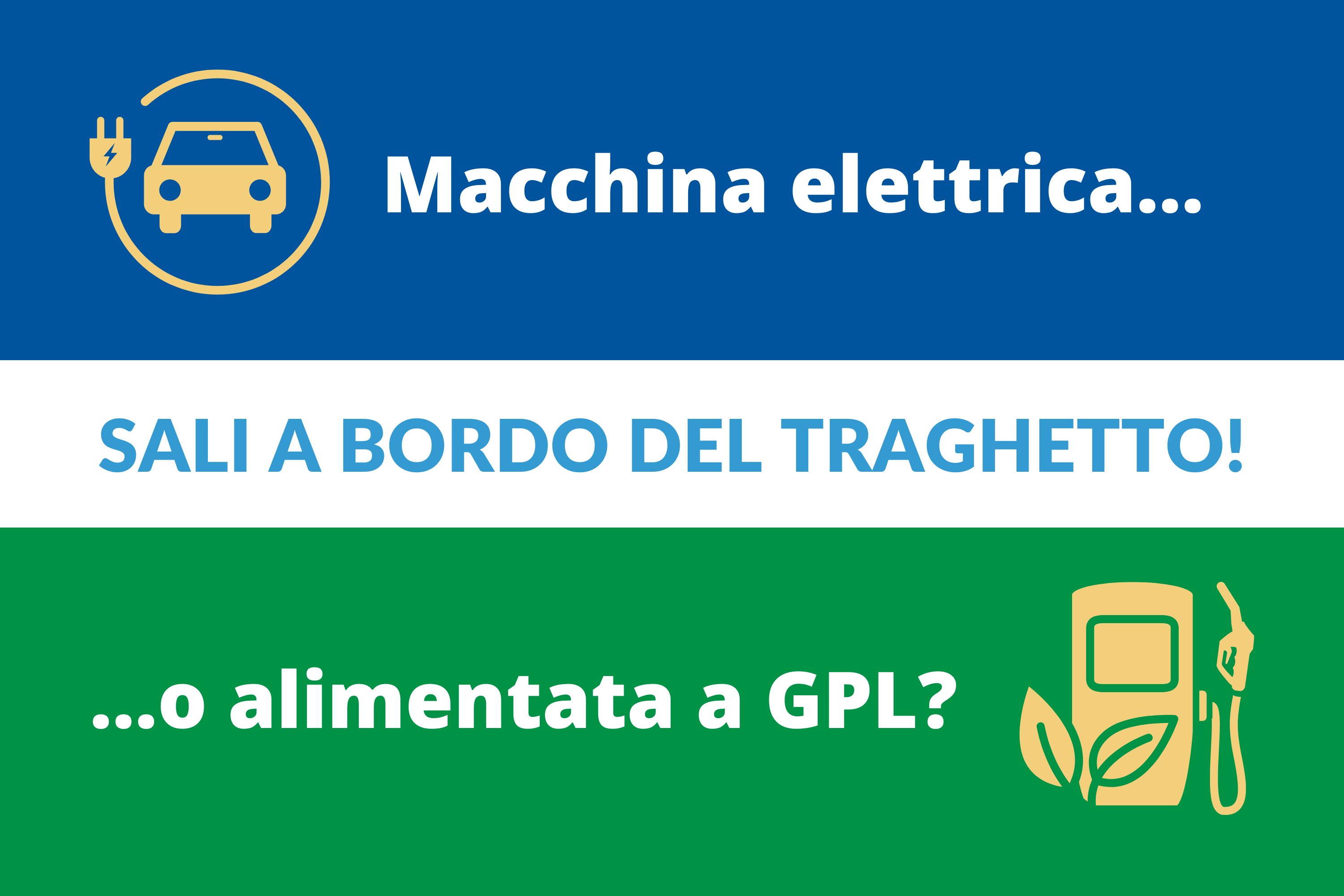 Il trasporto in traghetto dei veicoli ad alimentazione alternativa